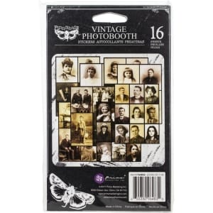 Prima Art Daily Planner Sticker Pad 4.5"X7.5" 16/Pkg - Vintage Photo Booth