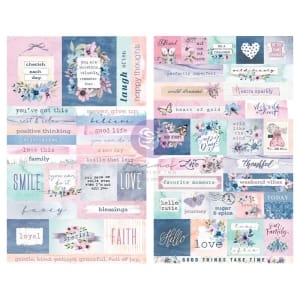 Prima Watercolor Floral Stickers