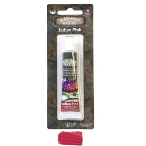 Finnabair Prima Art Alchemy Matte Wax .68 Fluid Ounce - Indian Pink