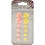 ScrapBerry's French Journey Resin Flower Embellishments
