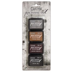 Tim Holtz Distress Archival Mini Ink Kit 3 (Set of 4)