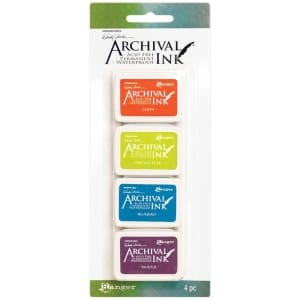 Wendy Vecchi Archival Mini Ink Pad Kit # 6 (Set of 4)