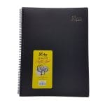 Campap Wire-o-hard cover black sketch book (A4 size) (CR 36136)