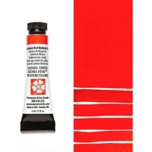 Daniel Smith Extra fine watercolors 5 ml tube - Cadmium Red Medium Hue