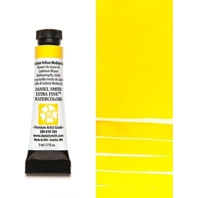 Daniel Smith Extra fine watercolors 5 ml tube - Cadmium Yellow Medium Hue