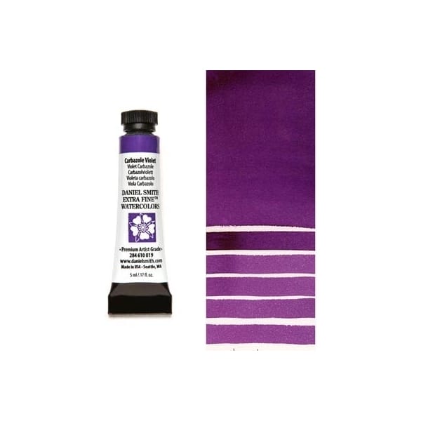 Daniel Smith Extra fine watercolors 5 ml tube - Carbazole Violet