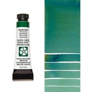 Daniel Smith Extra fine watercolors 5 ml tube - Cascade Green