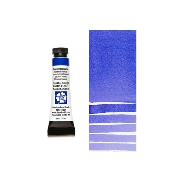 Daniel Smith Extra fine watercolors 5 ml tube - French Ultramarine