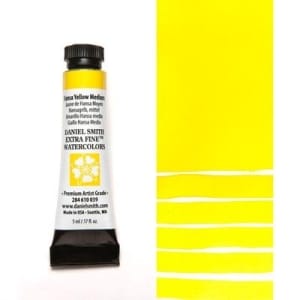 Daniel Smith Extra fine watercolors 5 ml tube - Hansa Yellow Medium