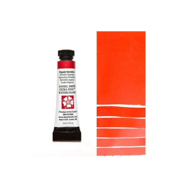 Daniel Smith Extra fine watercolors 5 ml tube - Organic Vermilion