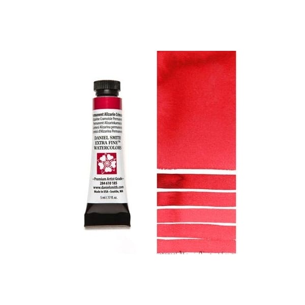 Daniel Smith Extra fine watercolors 5 ml tube - Permanent Alizarin Crimson
