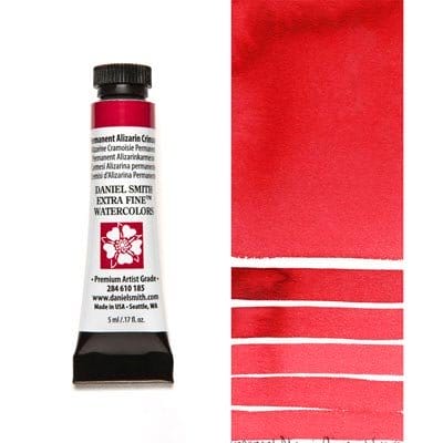 Daniel Smith Extra fine watercolors 5 ml tube - Permanent Alizarin Crimson