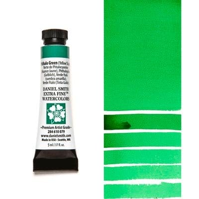 Daniel Smith Extra fine watercolors 5 ml tube - Phthalo Green Yellow