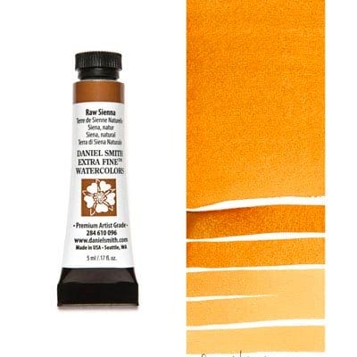 Daniel Smith Extra fine watercolors 5 ml tube - Raw Sienna