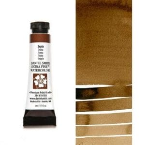 Daniel Smith Extra fine watercolors 5 ml tube - Sepia