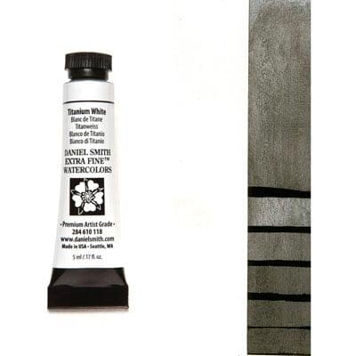 Daniel Smith Extra fine watercolors 5 ml tube - Titanium White
