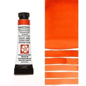Daniel Smith Extra fine watercolors 5 ml tube - Transparent Pyrrol Orange