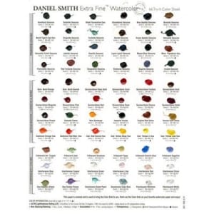 Daniel Smith Extra Fine Watercolor 66 Dot Card