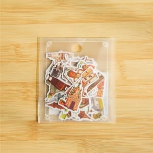 Vintage Buildings Stickers (20 pcs)