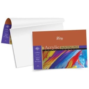 Campap 4 side glued acrylic painting pad, 100% cellulose acid free - 230 X 305 mm