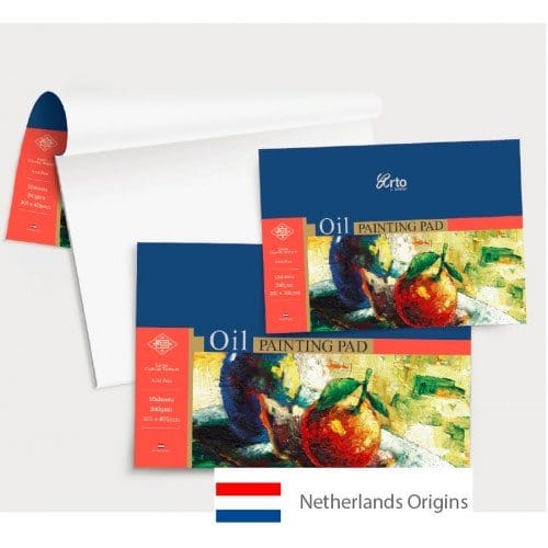 Campap 4 side glued oil painting pad, 100% cellulose (305 X 455 mm) campap oil painting pad 4side glued Campap 4 side glued oil painting pad, 100% cellulose (230 X 305 mm)