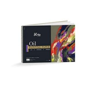 Campap Wire-O Oil Painting book,100% cellulose acid free drawing paper (A3 size)