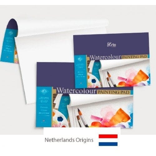 Campap 4 side glued Watercolour painting pad, 100% cotton acid free (A4 size) campap watercolor book CR 36291 Campap 4 side glued Watercolour painting pad, 100% cotton acid free (A4 size)