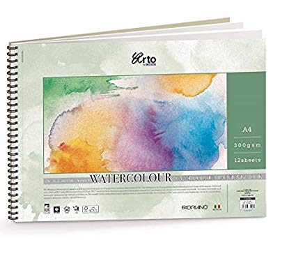 Campap Wire-o-watercolour painting book, 25% Cold Pressed (A4 size) campap watercolor book CR 37029 Campap Wire-o-watercolour painting book, 25% Cold Pressed (A4 size)