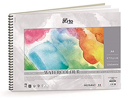 Campap Wire-o-watercolour painting book , 25% Cotton Extra Rough Paper (A4 size) campap watercolor book CR 37034 Campap Wire-o-watercolour painting book , 25% Cotton Extra Rough Paper (A4 size)