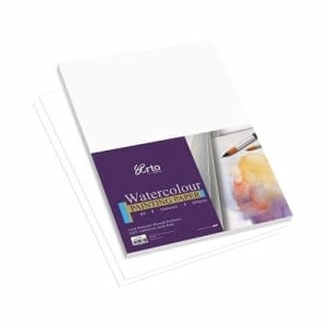 Campap 300 gsm, Watercolour paper pack (100% Cellulose cold pressed ) - A1 size