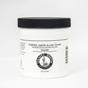 Daniel Smith Acrylic Gesso, Titanium White - 16 oz
