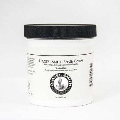 Daniel Smith Acrylic Gesso, Titanium White - 16 oz daniel smith acrylic gesso white 16oz Daniel Smith Acrylic Gesso, Titanium White - 16 oz