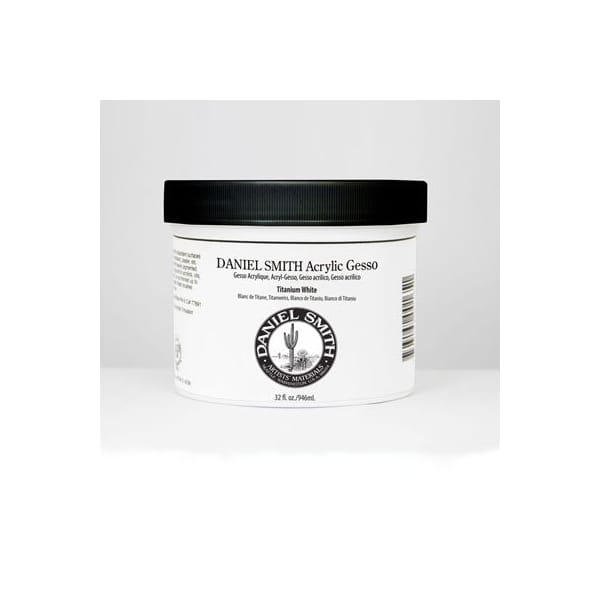 Daniel Smith Acrylic Gesso, Titanium White - 32 oz