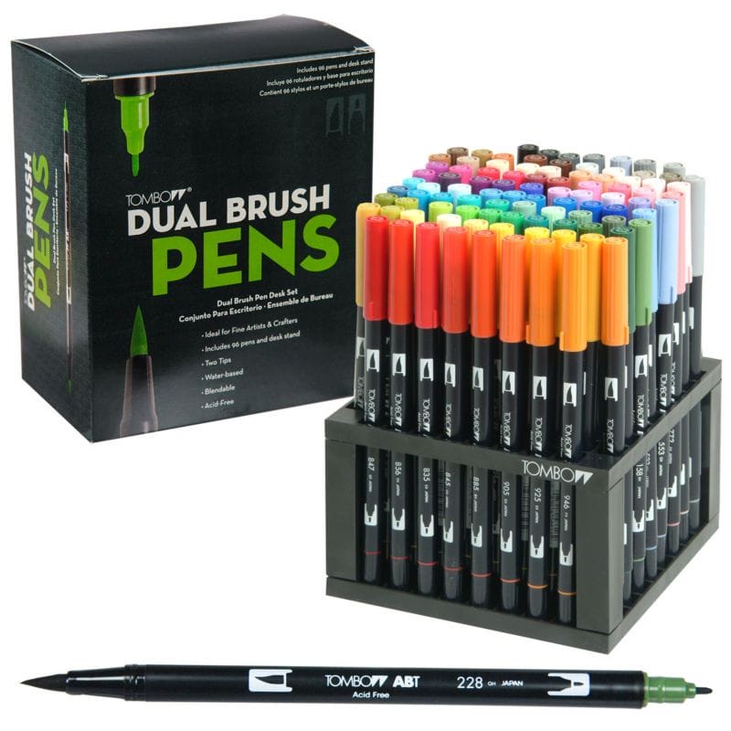 Tombow Dual Brush Pen 96 pcs set tombow dual brush pen 96pcs Tombow Dual Brush Pen 96 pcs set