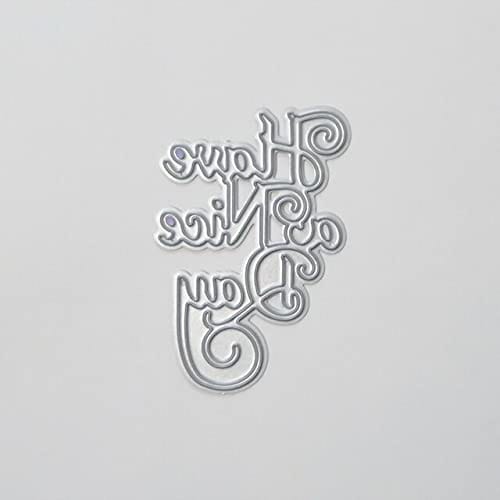 Steel Word Dies - Have a Nice Day LC10004 steel ccutting Die have a nice day 1 Steel Word Dies - Have a Nice Day - Image 2