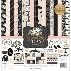 EchoPark paper pad - Wedding Day Collection Kit (12 by 12 inch)