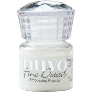 Nuvo Embossing Powder Fine Detail .68oz - Crystal Clear