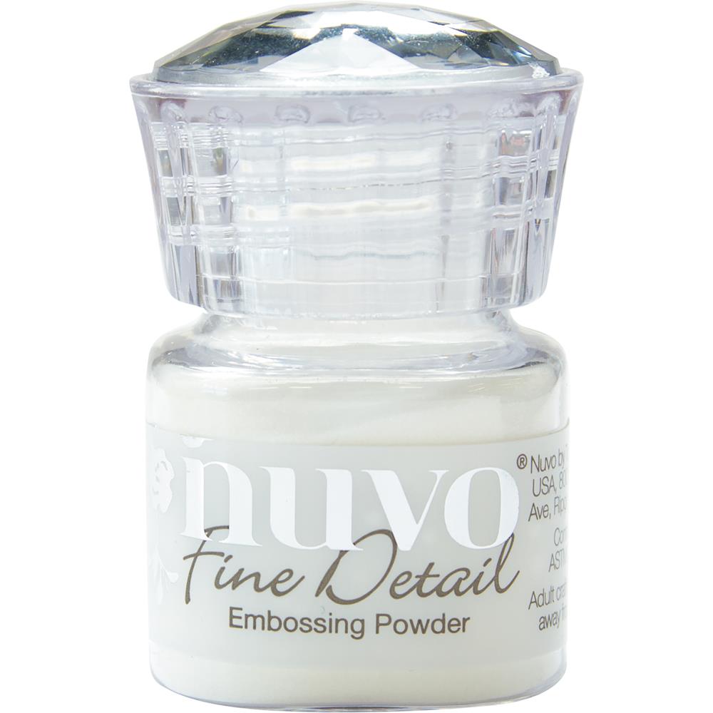 Nuvo Embossing Powder Fine Detail .68oz - Crystal Clear nuvo fine embossing powder crystal clear Nuvo Embossing Powder Fine Detail .68oz - Crystal Clear