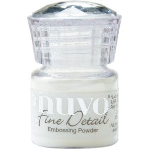 Nuvo Embossing Powder Fine Detail .68oz - Crystal Clear
