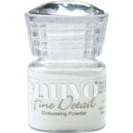Nuvo Embossing Powder Fine Detail .68oz - Glacier White