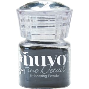Nuvo Embossing Powder Fine Detail .68oz - Jet Black