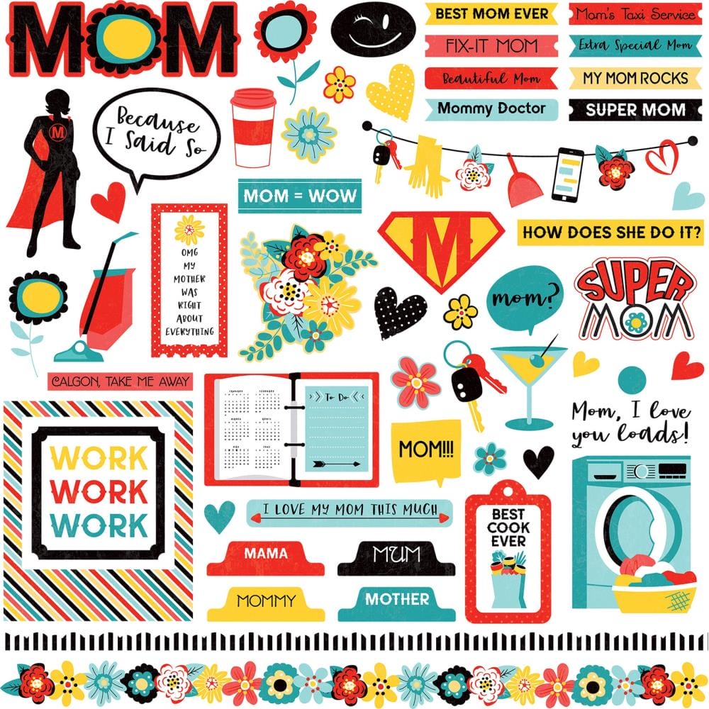 Photoplay Sticker - Best Mom Ever Stickers 12"X12" photoplay stickers best mom ever Photoplay Sticker - Best Mom Ever Stickers 12"X12"