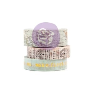 Prima Art Daily Planner Decorative Tape 3/Pkg - Wanderlust 10-15mm/10yds Each