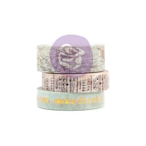 Prima Art Daily Planner Decorative Tape 3/Pkg - Wanderlust 10-15mm/10yds Each