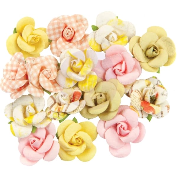 Prima Marketing Mulberry Paper Flowers - Fruit Paradise, 15/Pkg (Tart Apple)