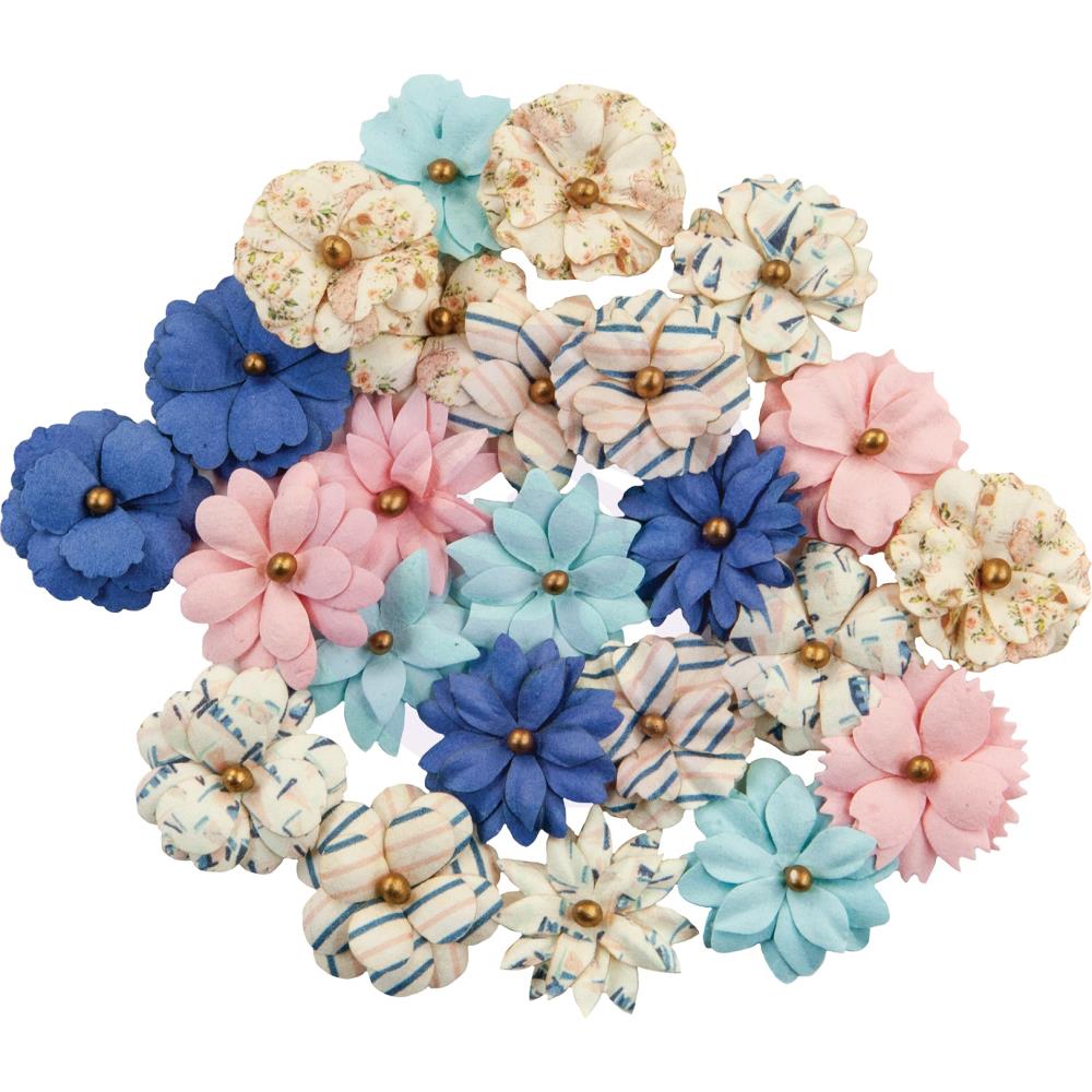 Prima Marketing Mulberry Paper Flowers - Moon Bay/Golden Coast, 24/Pkg prima gold coast flowers 640071 Prima Marketing Mulberry Paper Flowers - Moon Bay/Golden Coast, 24/Pkg