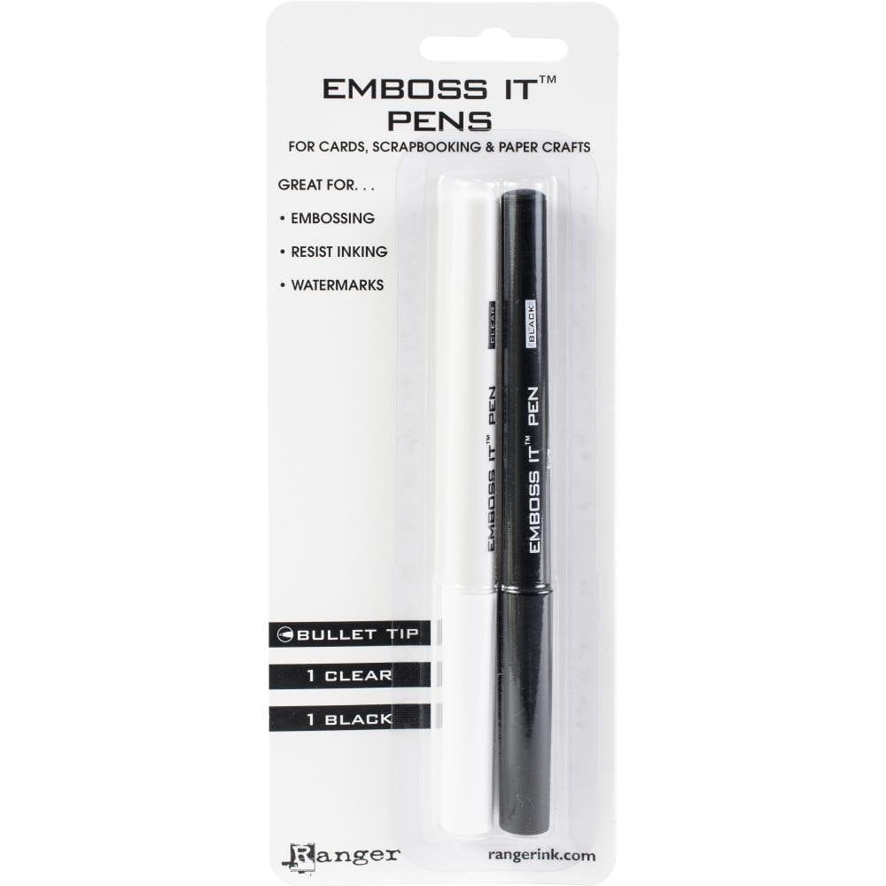 Ranger Emboss It Pens 2/Pkg - Black & Clear ranger emboss it pens Ranger Emboss It Pens 2/Pkg - Black & Clear