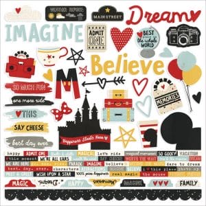 Simple Stories Sticker - Say Cheese III 12"X12"