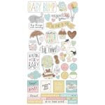 Simple Stories Oh Baby! Expecting Cardstock Stickers 6"X12"
