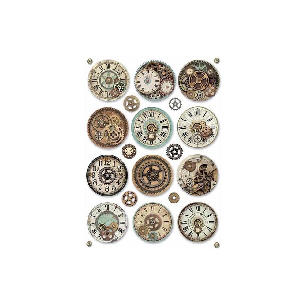 Stamperia Rice Paper A4 - Voyages Fantastiques Gears stamperia rice paper Voyages Fantastiques Gears Stamperia Rice Paper A4 - Voyages Fantastiques Gears